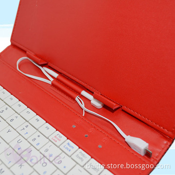 Tablet pc case with keyboard and touchpad pen